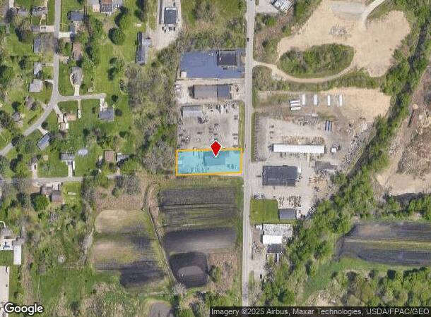  1304 Collier Rd, Akron, OH Parcel Map