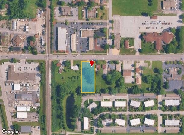  2628 45Th St, Highland, IN Parcel Map