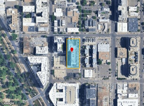 140 W 10Th Ave W, Denver, CO Parcel Map