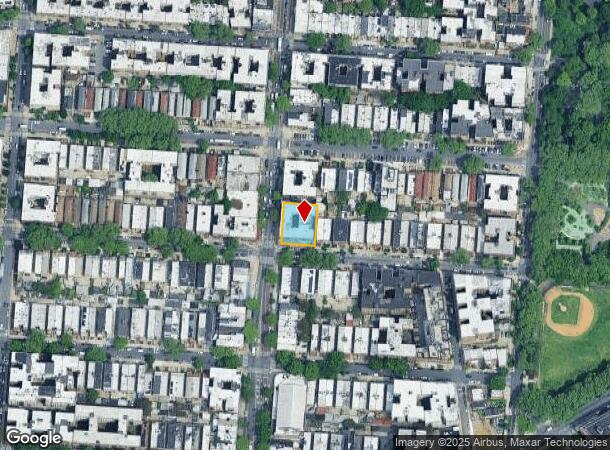  1651 Carroll St, Brooklyn, NY Parcel Map