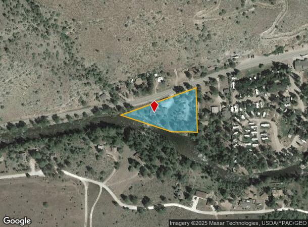 31635 Poudre Canyon Rd, Bellvue, CO Parcel Map