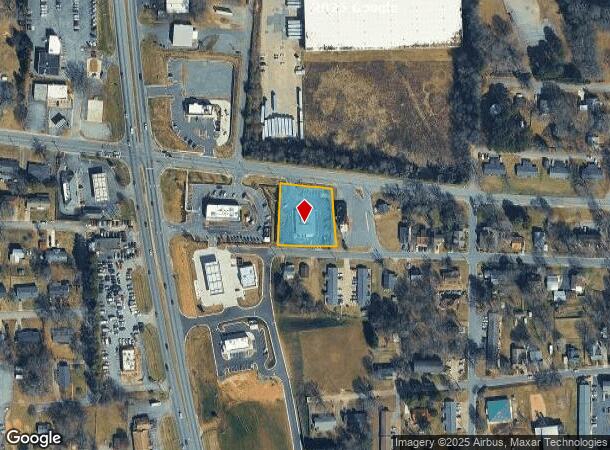  1445 2Nd Ave Nw, Hickory, NC Parcel Map