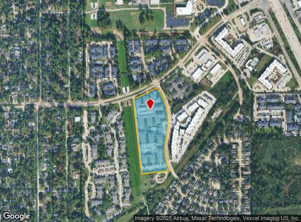  13801 Napoli Dr, Houston, TX Parcel Map