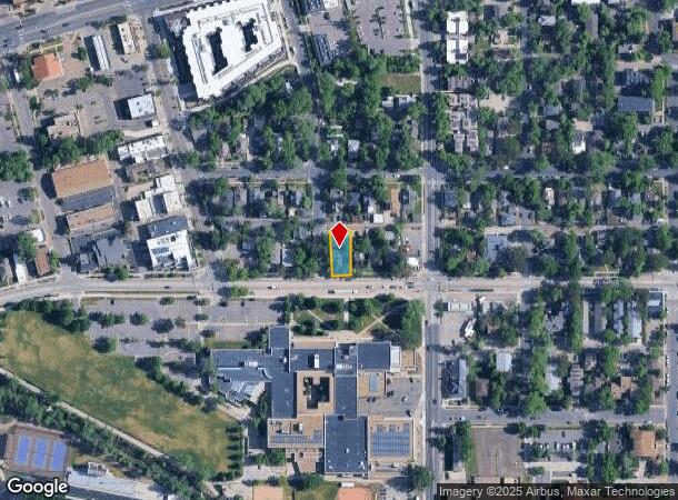 1603 Arapahoe Ave, Boulder, CO Parcel Map