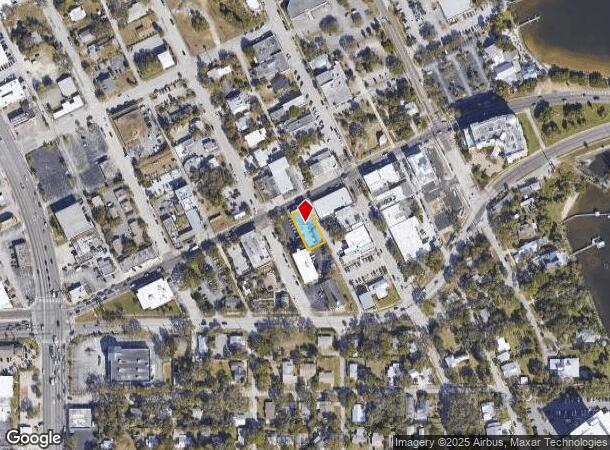 587 W Eau Gallie Blvd, Melbourne, FL Parcel Map