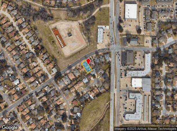 6817 W Cleburne Rd, Fort Worth, TX Parcel Map