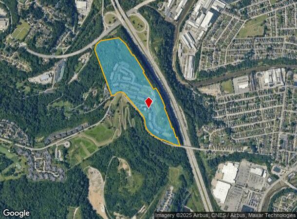 1900 Tee Ct, Presto, PA Parcel Map