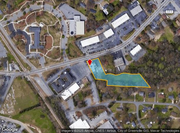  102 E Butler Rd, Mauldin, SC Parcel Map