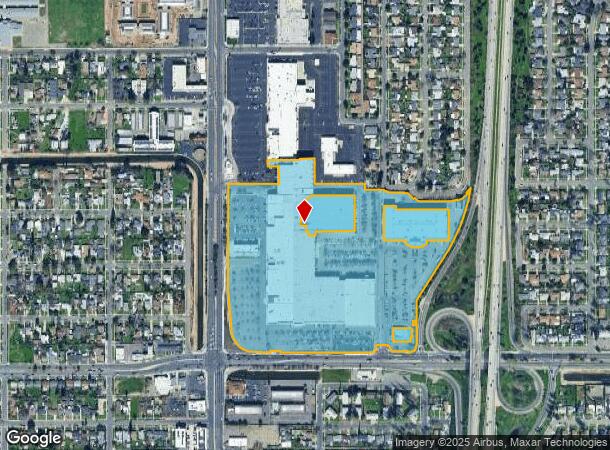  1901 E Shields Ave, Fresno, CA Parcel Map