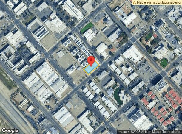  1707 Fulton St, Fresno, CA Parcel Map