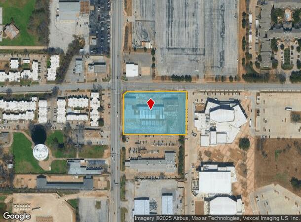  415 N Collins St, Arlington, TX Parcel Map