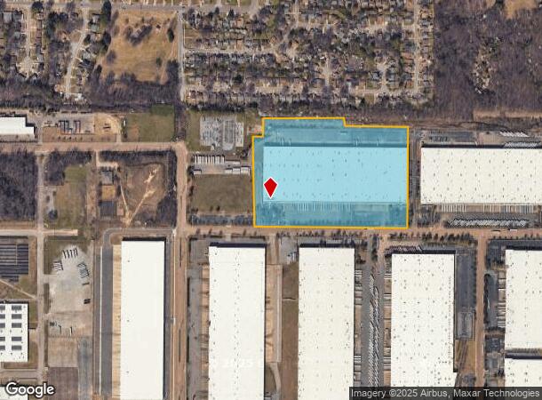  5650 Challenge Dr, Memphis, TN Parcel Map