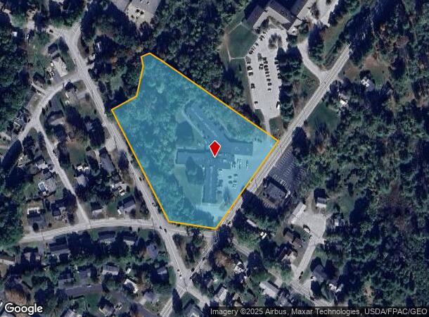  540 College St, Lewiston, ME Parcel Map