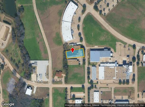  1639 Falcon Dr, Desoto, TX Parcel Map