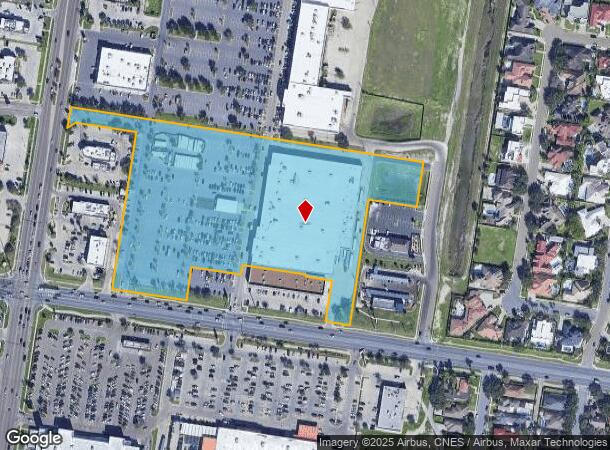  7400 N 10Th St, Mcallen, TX Parcel Map