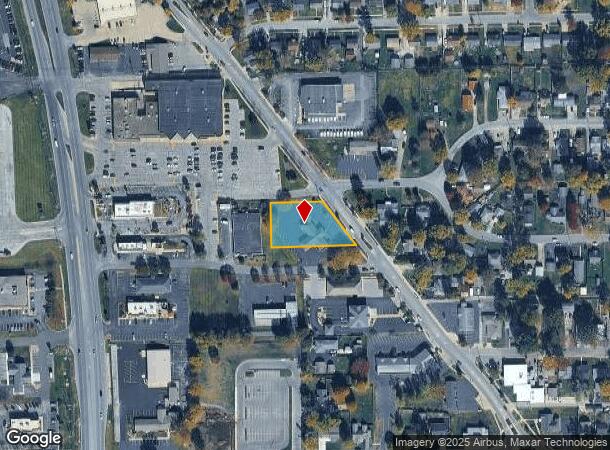 1160 N Main St, Franklin, IN Parcel Map