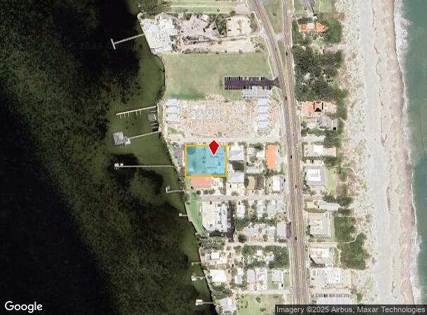 152 Crescent Beach Dr, Cocoa Beach, FL Parcel Map
