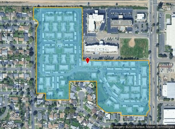  1451 N Peach Ave, Fresno, CA Parcel Map