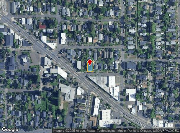  6103 Se Cora St, Portland, OR Parcel Map