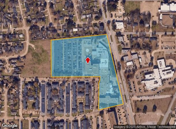  1011 N Galloway Ave, Mesquite, TX Parcel Map