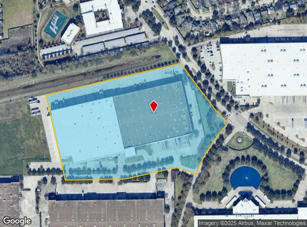 1601 Gillingham Ln, Sugar Land, TX Parcel Map