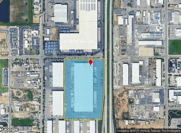  2855 S Elm Ave, Fresno, CA Parcel Map