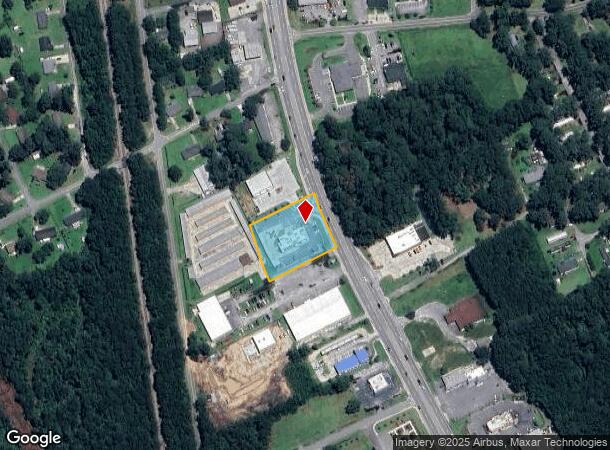 313 S Columbia Ave, Rincon, GA Parcel Map