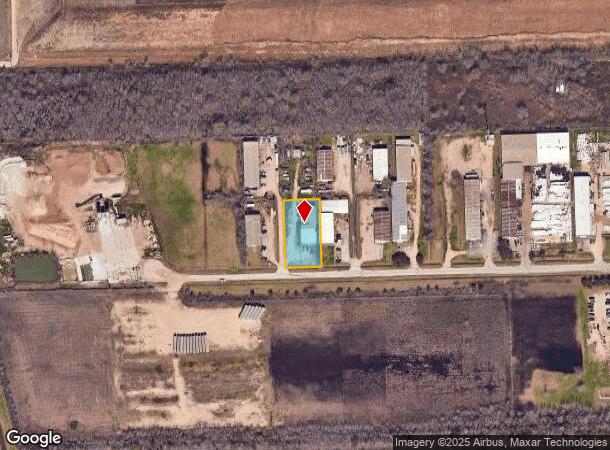 8321 Industrial Dr, Pearland, TX Parcel Map