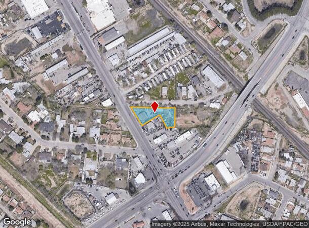  8101 Alameda Ave, El Paso, TX Parcel Map