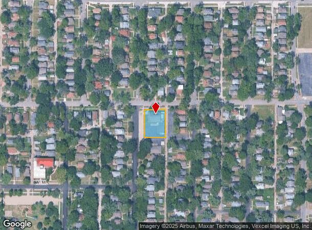 1252 Sw College Ave, Topeka, KS Parcel Map