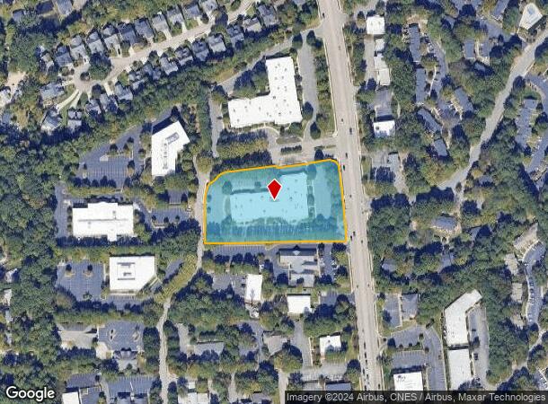  7701 Six Forks Rd, Raleigh, NC Parcel Map