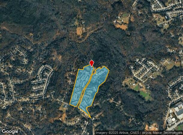 1712 Pinecroft Dr, Taylors, SC Parcel Map