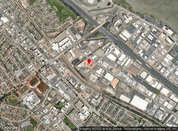 1855 Rollins Rd, Burlingame, CA Parcel Map