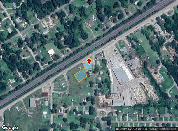  415 Old Highway 90 W, Vidor, TX Parcel Map