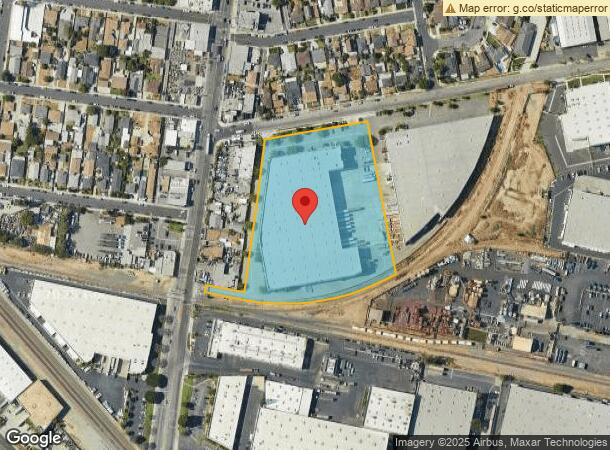  11650 Burke St, Santa Fe Springs, CA Parcel Map