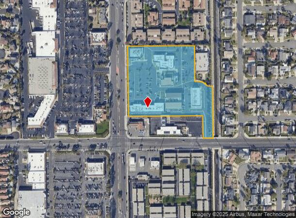  18380 Brookhurst St, Fountain Valley, CA Parcel Map