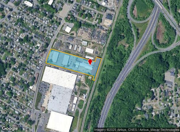 307 Meadow St, Chicopee, MA Parcel Map