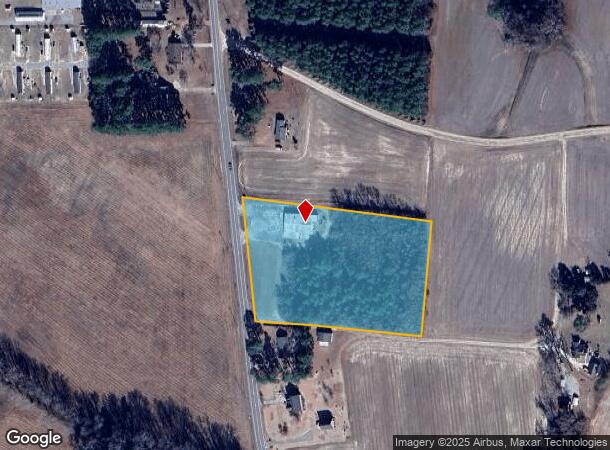 9675 S Nc Highway 581, Bailey, NC Parcel Map