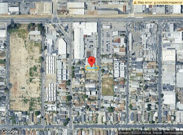  5871 Crocker St, Los Angeles, CA Parcel Map