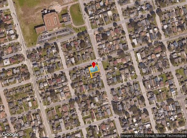 5103 Avenue O, Galveston, TX Parcel Map