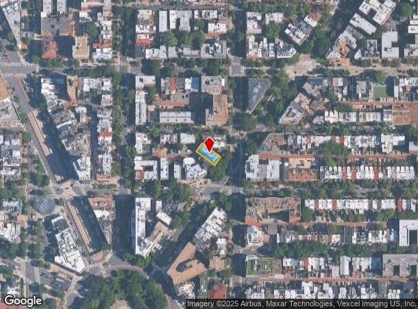  1608 New Hampshire Ave Nw, Washington, DC Parcel Map