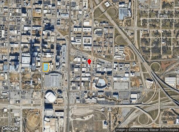  120 E Main St, Oklahoma City, OK Parcel Map