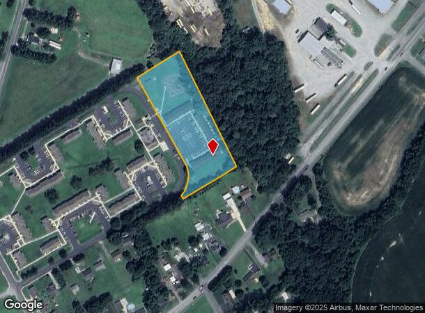  2800 Daniel St, Laurel, DE Parcel Map