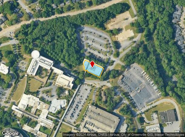  525 Grove Rd, Greenville, SC Parcel Map