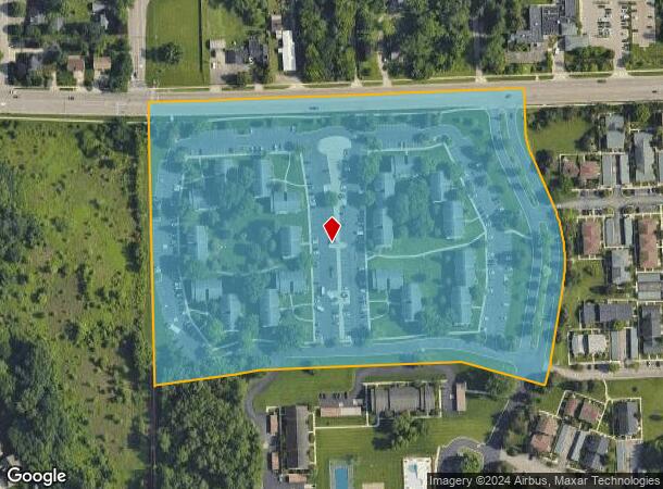  2835 Roundtree Blvd, Ypsilanti, MI Parcel Map