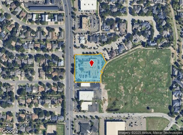  7601 Quaker Ave, Lubbock, TX Parcel Map