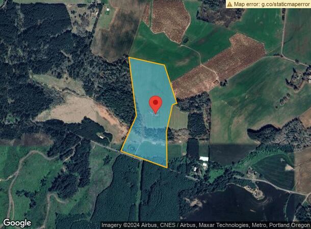  3500 Nw Bridgefarmer Rd, Gaston, OR Parcel Map