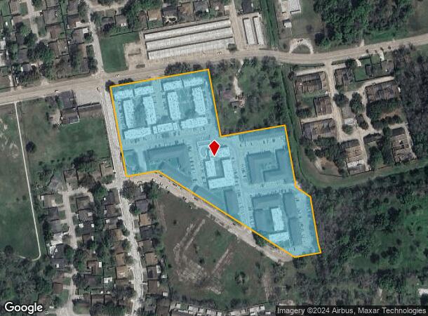  2011 Ward Rd, Baytown, TX Parcel Map