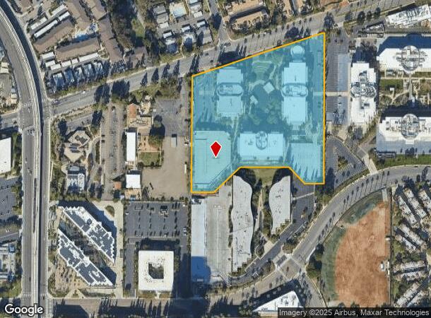  4401 Eastgate Mall, San Diego, CA Parcel Map