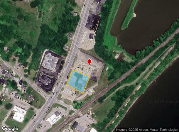  511 Green Blvd, Aurora, IN Parcel Map